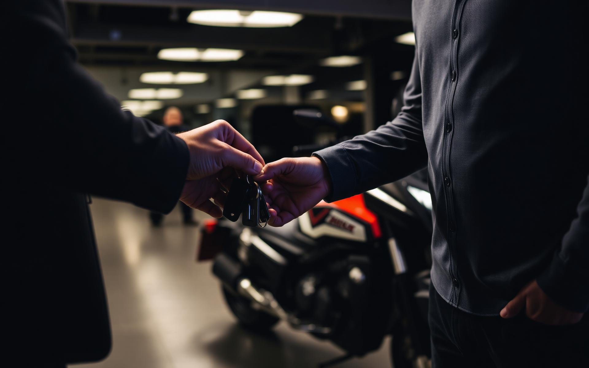 Entrega de motocicleta en concesionario Liberty Motors